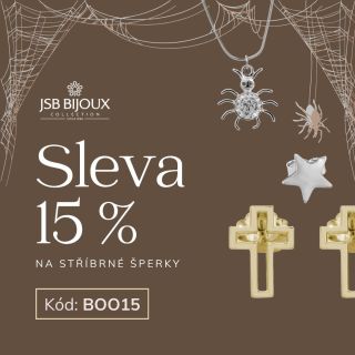 ✨ Halloween ve znamení lesku a elegance. Využijte -15 % slevu na všechny stříbrné šperky – platí pouze do 31. října....